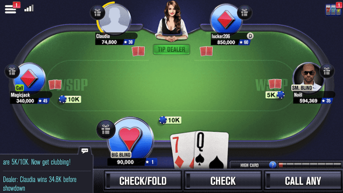 Wsop online poker real money app free